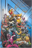 Mighty Morphin Power Rangers 25 Virgin Variant Signed by Finch, Higgins, Frank CoA