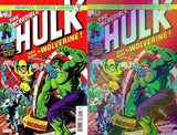Incredible Hulk 181 (2023) Facsimile A/B Regular/Foil 1st Wolverine SET Marvel