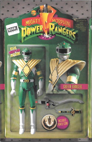 Mighty Morphin Power Rangers #1 Green Ranger Action Figure Variant