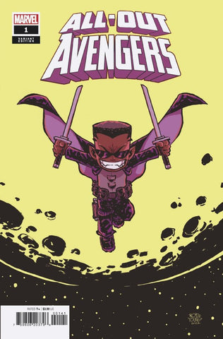 All-Out Avengers 1 (2022) Skottie Young Blade Variant 1st Queen Arrok Marvel