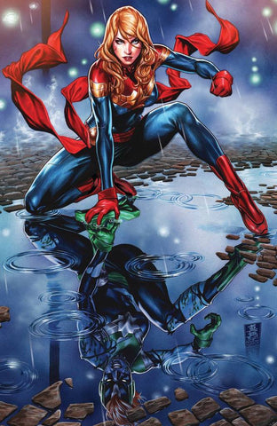 Captain Marvel 9 (2019) Mark Brooks Virgin Variant 2nd Star Marvel