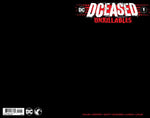 DCeased Unkillables #1 Black Blank Variant Cover