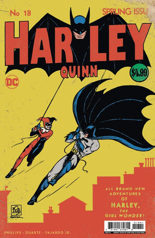 Harley Quinn 18 (2022) Ryan Sook Batman 1 Homage Cardstock Variant DC