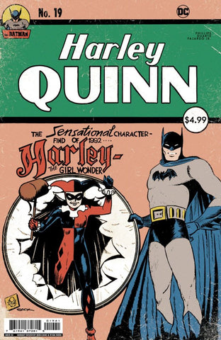 Harley Quinn 19 (2022) Ryan Sook Detective Comics 38 Homage Cardstock Variant
