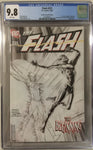 The Flash Vol 2 (1987) #231 Diamond RRP Daniel Acuna Sketch Variant CGC 9.8