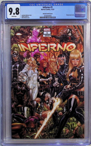 Inferno 1 (2021) Mark Brooks Wraparound Variant CGC 9.8