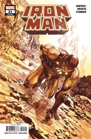 Iron Man 21 (2022) Alex Ross CVR A 1st Switchback Chris Cantwell Marvel