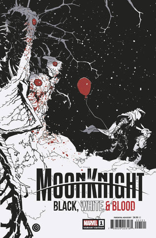 Moon Knight: Black, White & Blood 1 (2022) Bachalo 1st CVR Priestess of Khonshu