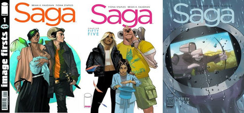 Saga #1 Image Firsts #55-56 SET Brian K. Vaughan Fiona Staples Image