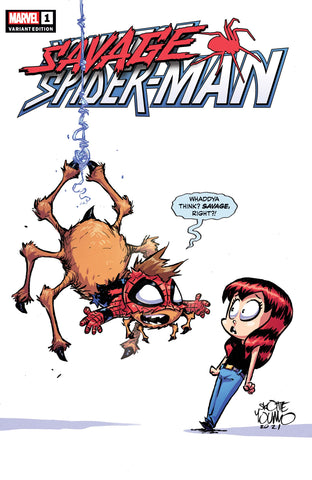 Savage Spider-Man #1 (2022) Skottie Young Variant Cover Marvel