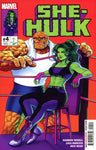 She-Hulk 4 (2022) Jen Bartel Cover A Ben Grimm The Thing Marvel Comics