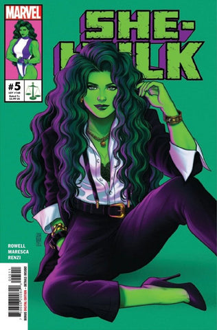 She-Hulk 5 (2022) Jen Bartel Cover A Jack Of Hearts Marvel Comics
