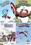 Captain America Sentinel/Symbol, The Variants, Iron Cat Skottie Young SET Marvel