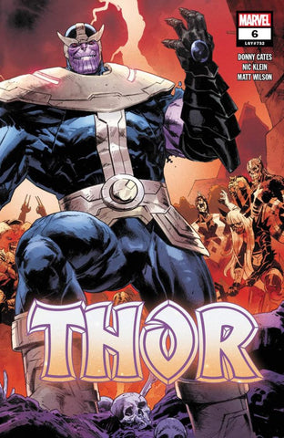 Thor 6 (2020) 2nd Print Nic Klein Thanos 1st Black Infinity Stone Cates Marvel