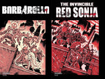 Barbarella #5 Invincible Red Sonja #6 FOC Bonus TMNT #1 Homage SET