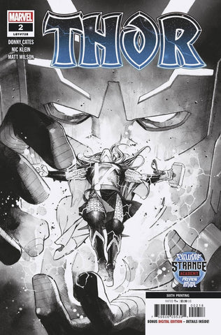 Thor 2 (2020) 6th Print Donny Cates Black Winter Preview of Strange Academy
