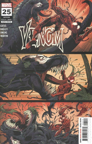 Venom 25 4th Print Mark Bagley Cover Donny Cates Venom Island Finale