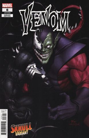 Venom 8 (2022) 1st Print Inhyuk Lee Skrull Variant Al Ewing Kang Marvel