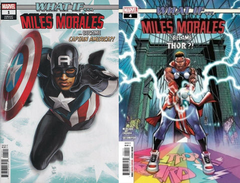 What If...? Miles Morales #1 & 4 (2022) SET Paco Medina Controversial Thor Issue